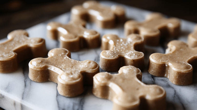 3-Ingredient Homemade Frosty Paws Dog Treats hero shot of the finished dish