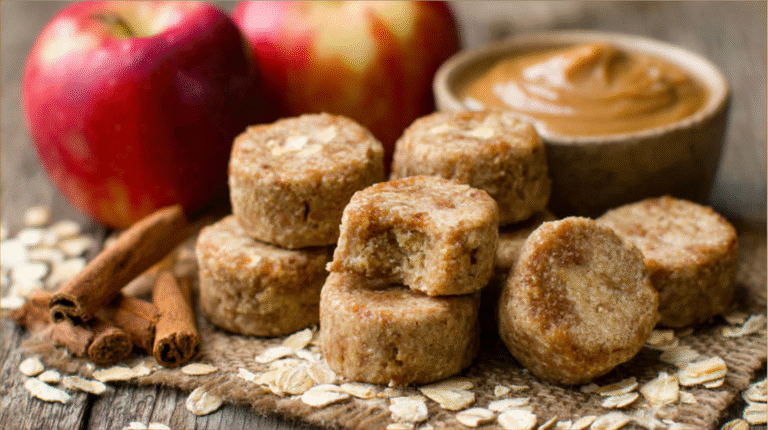 Apple Banana Peanut Butter Dog Treats hero shot