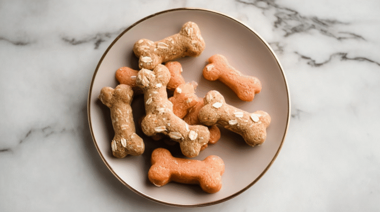 Hero shot of Carrot Oat Dog Treats