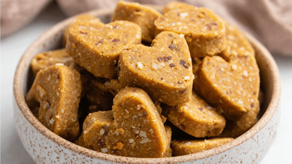 Hero shot of Homemade Chicken Broth Dog Biscuits