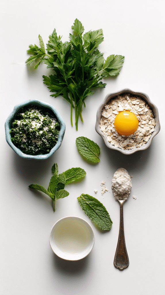 Parsley & Mint Dog Treats Teeth Cleaner step by step cooking process