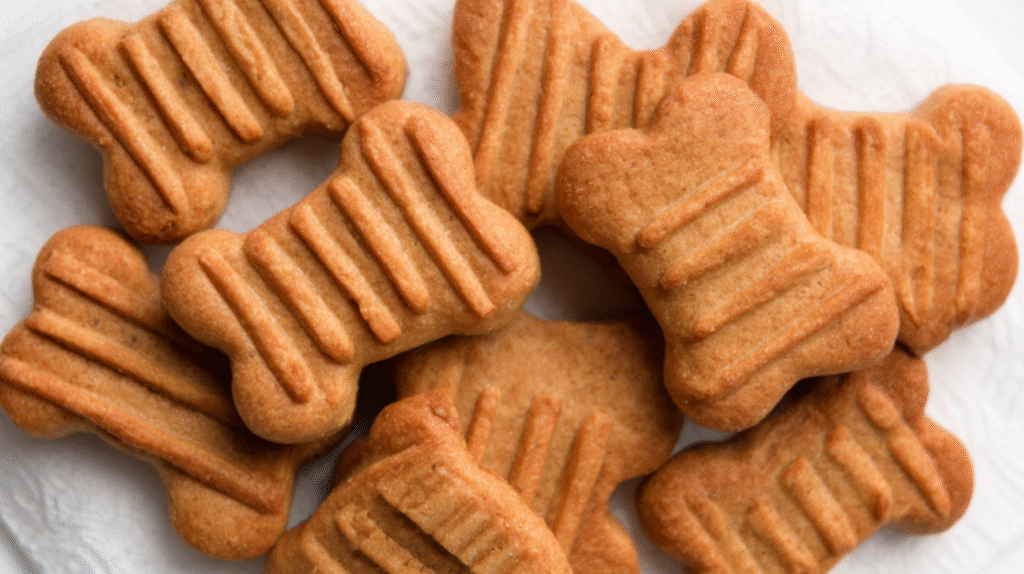 Hero shot of Peanut Butter Biscuits Dog Treats