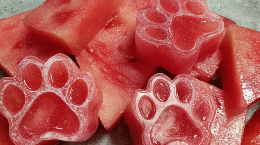 Hero shot of Watermelon Yogurt Kibbles for Dogs