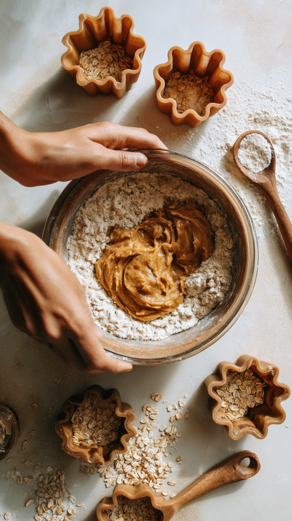 Preparing Baked Dog Treats step by step cooking process