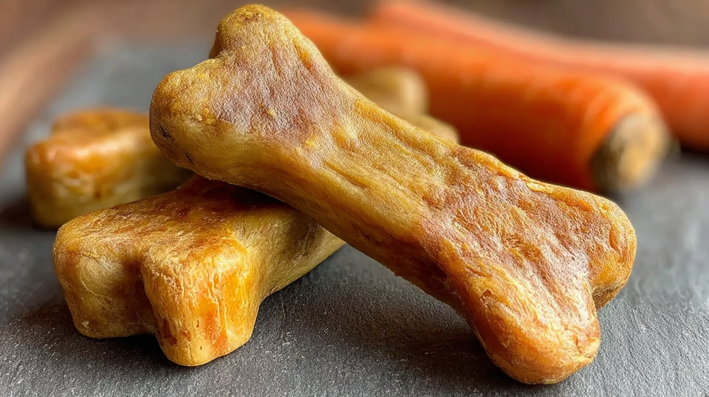 Apple and Carrot Hard Bones for Dogs hero shot