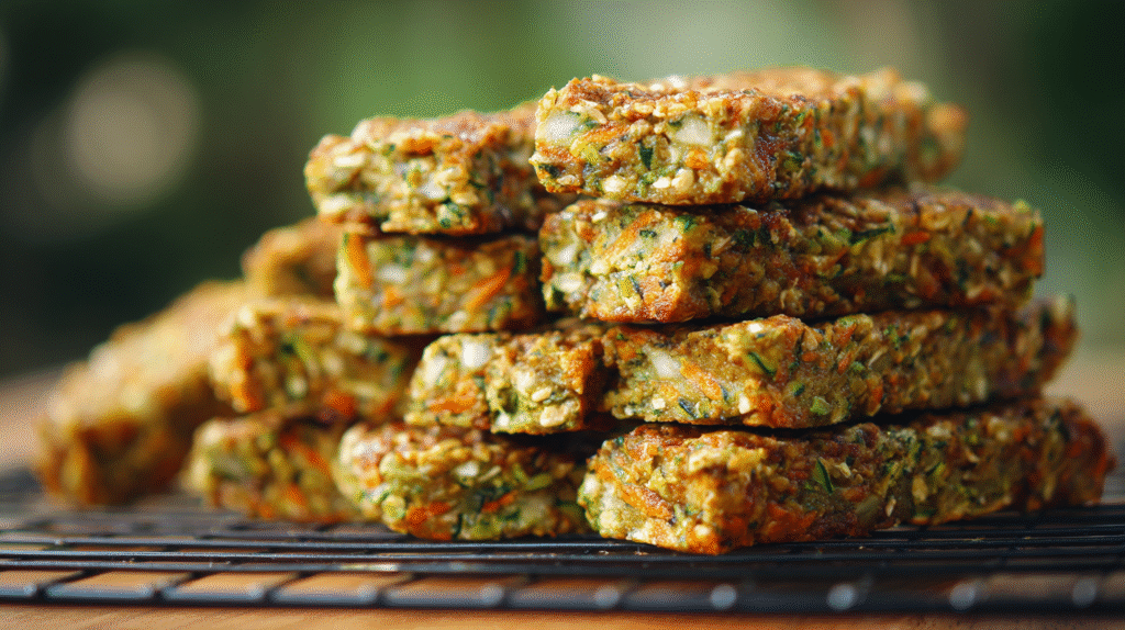 Apple & Zucchini Chew Sticks hero shot of the finished dish