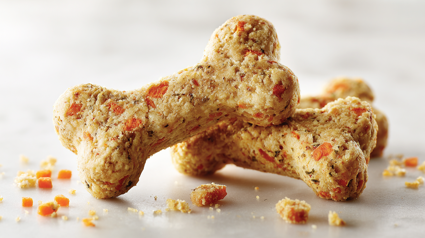 Hero shot of Crunchies Carrot Apple Dog Treats