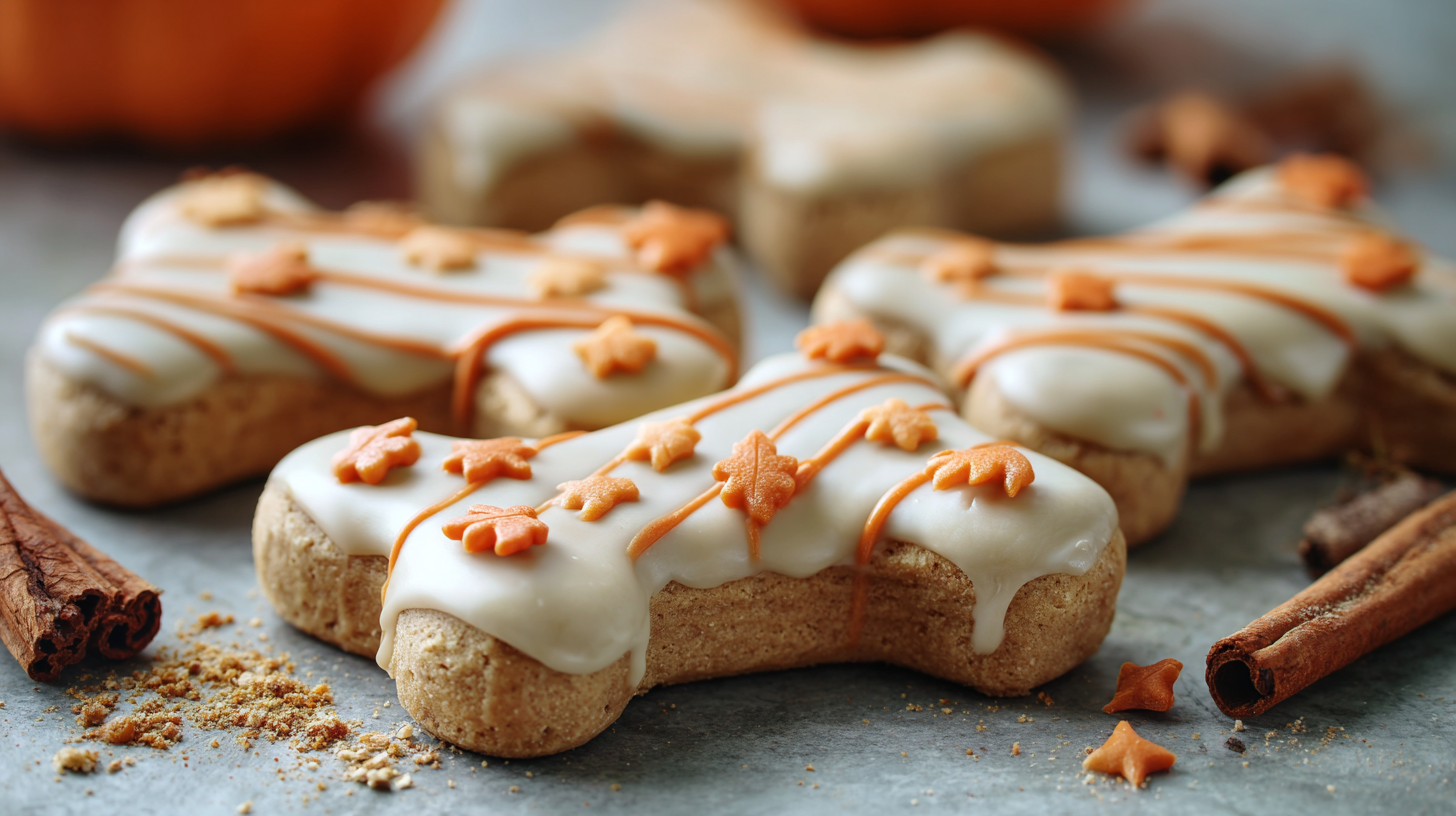 Hero shot of Fall-Inspired Dog Treats