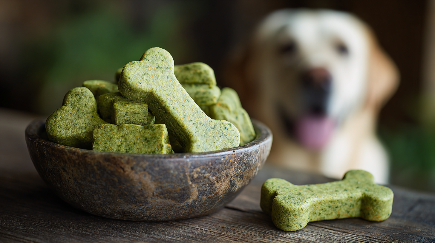 Hero shot of Homemade Greenies Recipe for Dogs