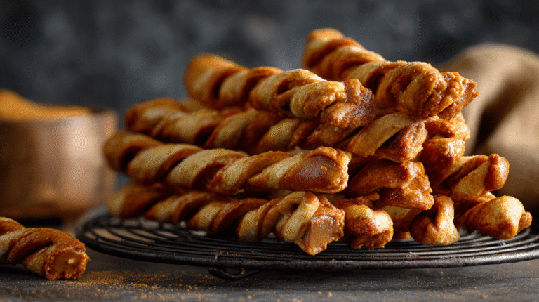 Peanut Butter Banana Twist Dog Treats Recipe Your Dog hero shot of finished dish