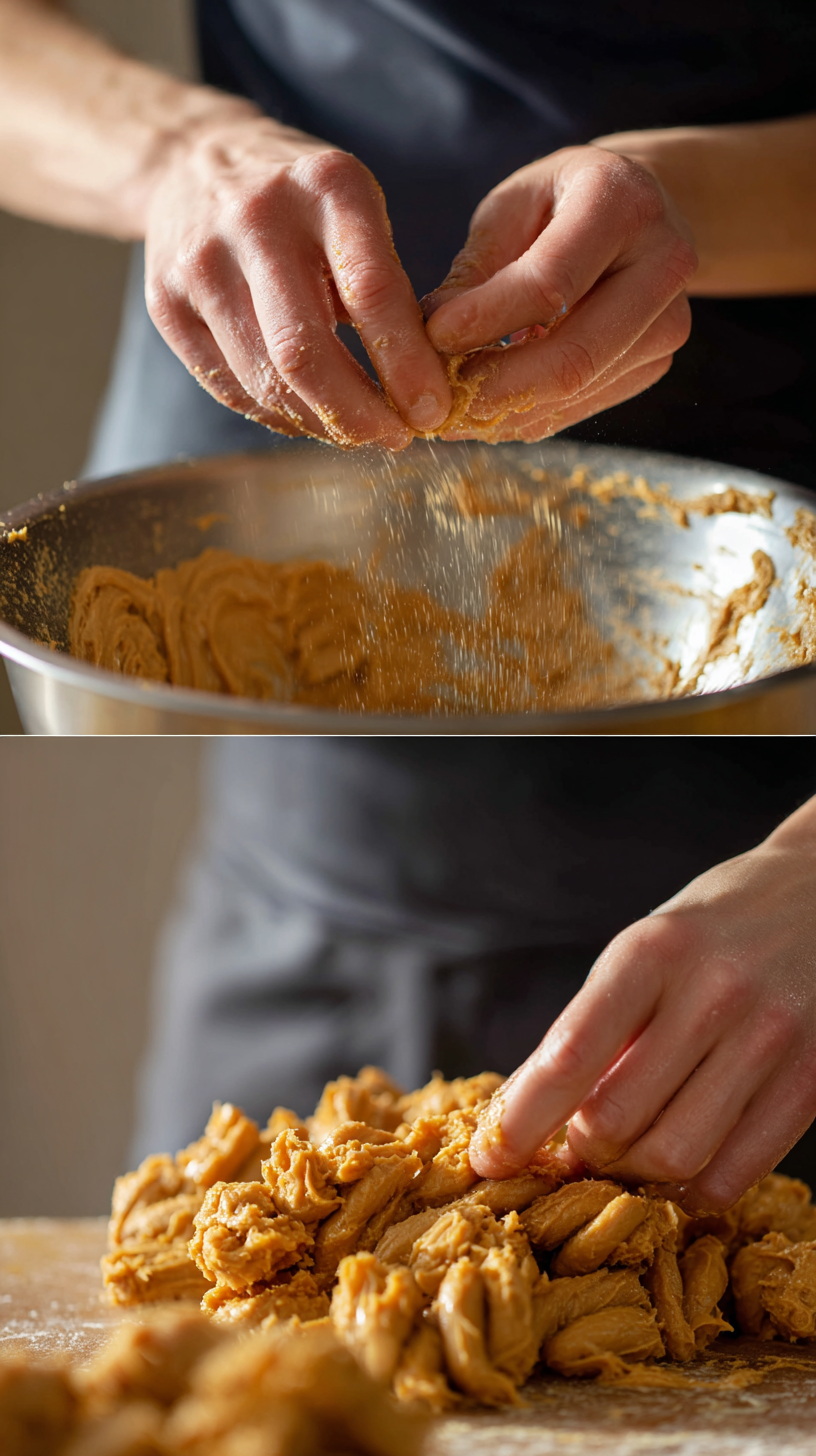 Preparing Peanut Butter Banana Twist Dog Treats Recipe Your Dog step by step cooking process
