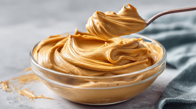 Hero shot of Peanut Butter Icing on homemade dog biscuits