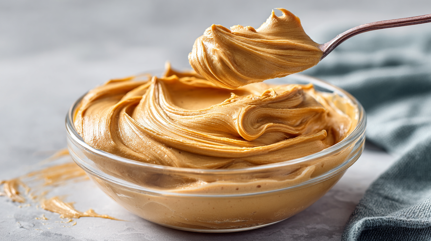 Hero shot of Peanut Butter Icing on homemade dog biscuits