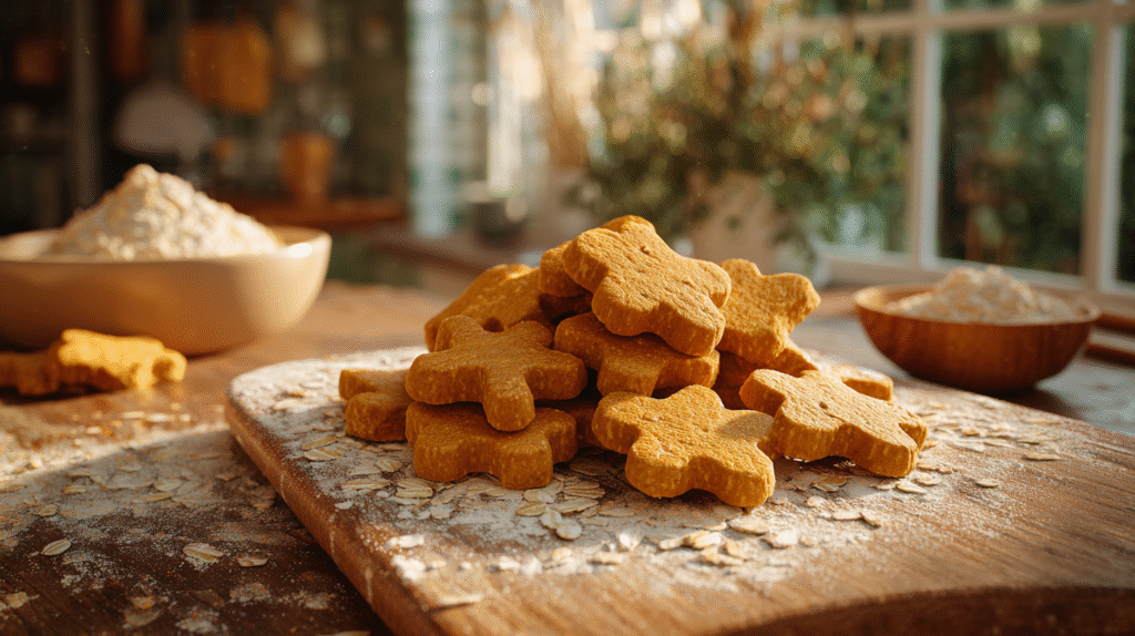 Hero shot of Peanut Butter Sweet Potato Dog Treats