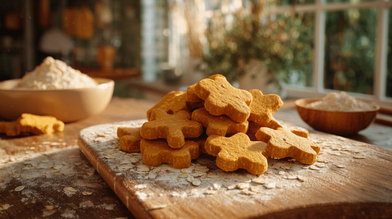 Hero shot of Peanut Butter Sweet Potato Dog Treats