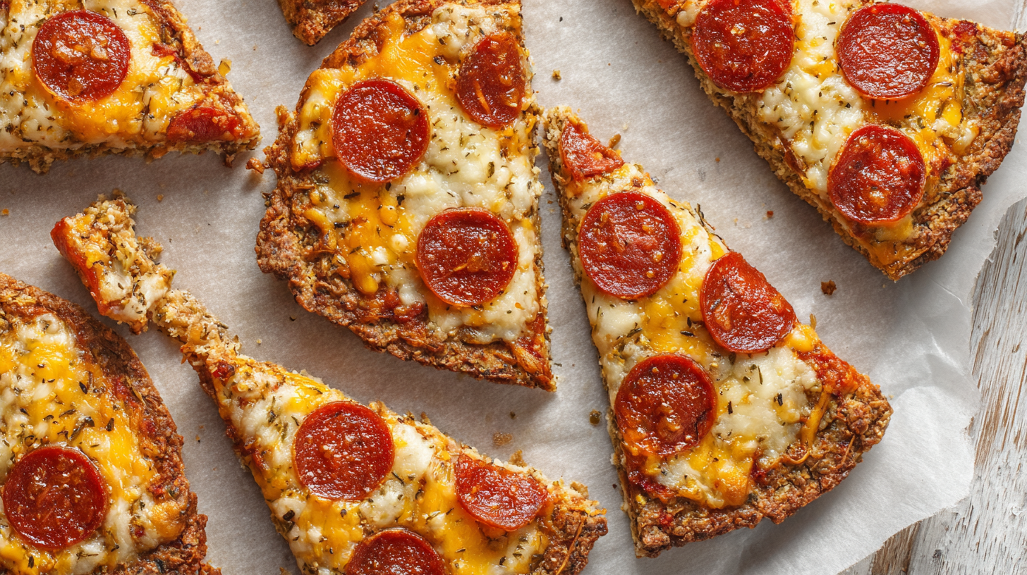 Hero shot of Pizza Slices Dog Treats