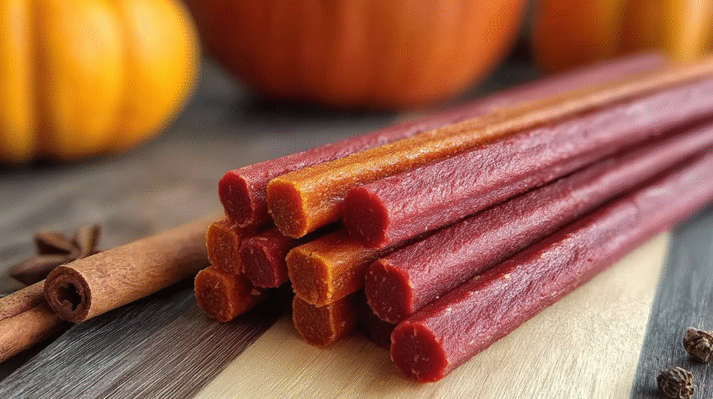 Hero shot of Pumpkin & Beet Dental Chews for Dogs