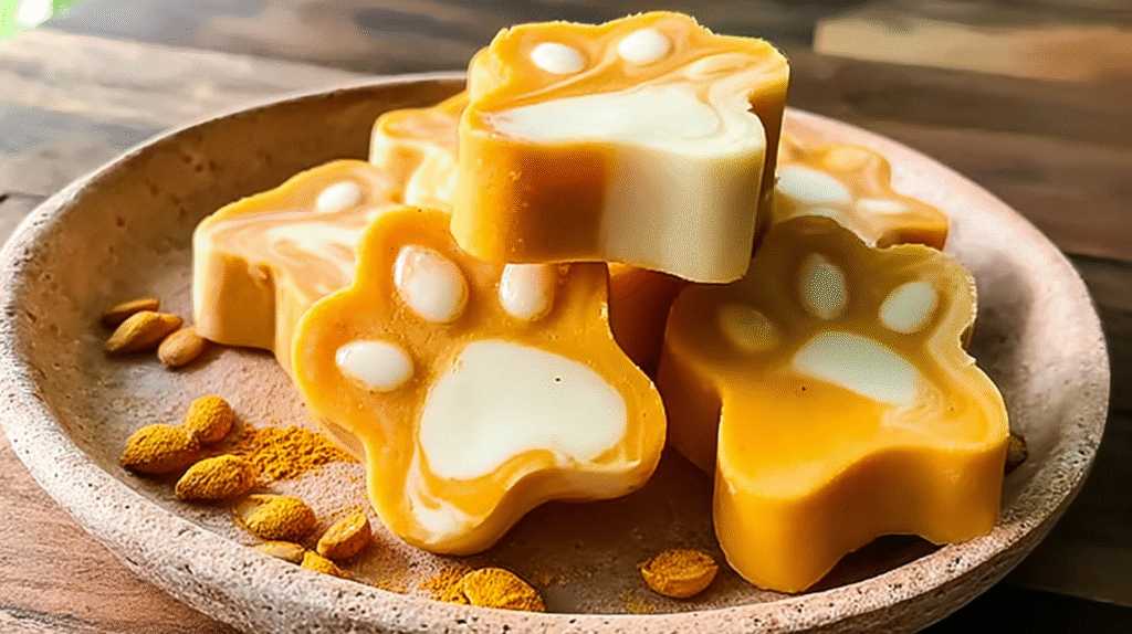 Hero shot of Pumpkin Yogurt Dog Treats