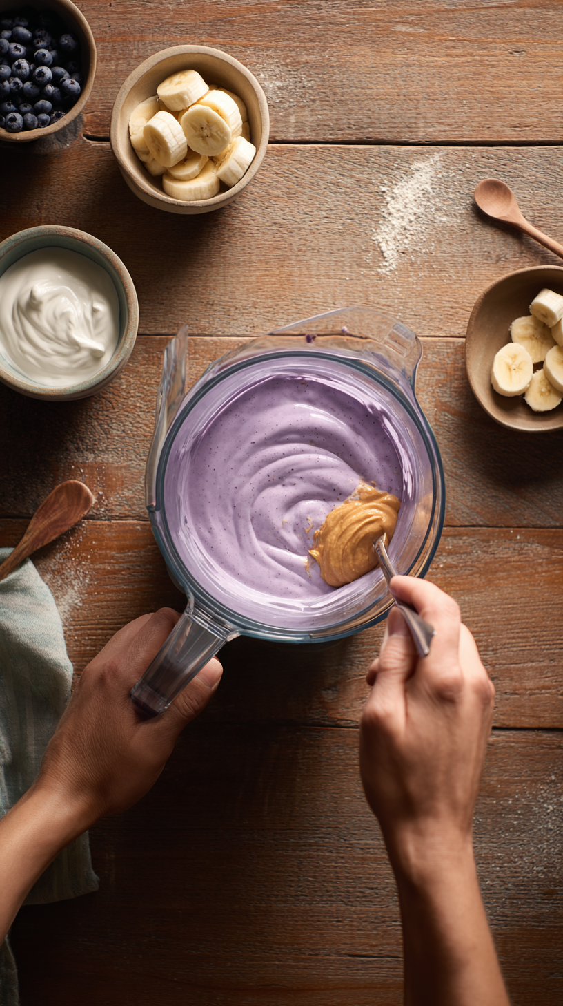 Preparing Pup Ice Cream step by step cooking process