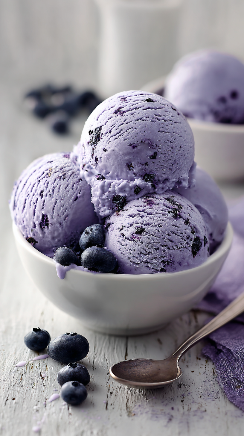 Pup Ice Cream being served on beautiful dinnerware