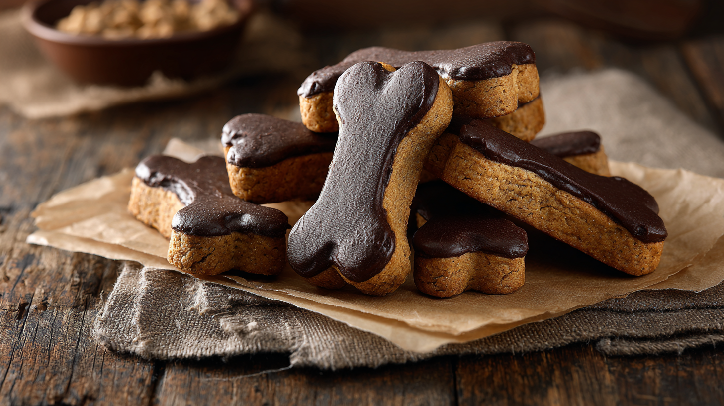 Soft Homemade Dog Treats in a hero shot showcasing the finished treats