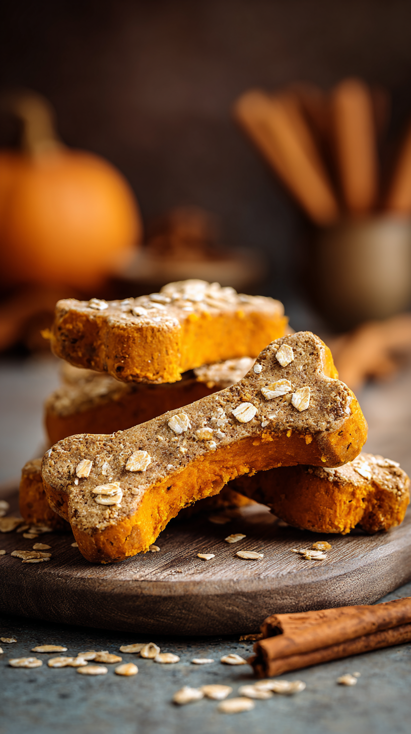 Preparing Sweet Potato and Oatmeal Dog Crunchies step by step cooking process
