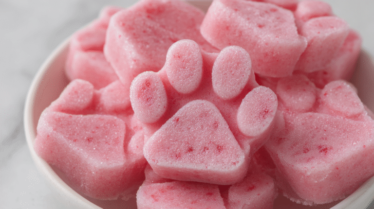 Hero shot of Watermelon Yogurt Frozen Dog Treats