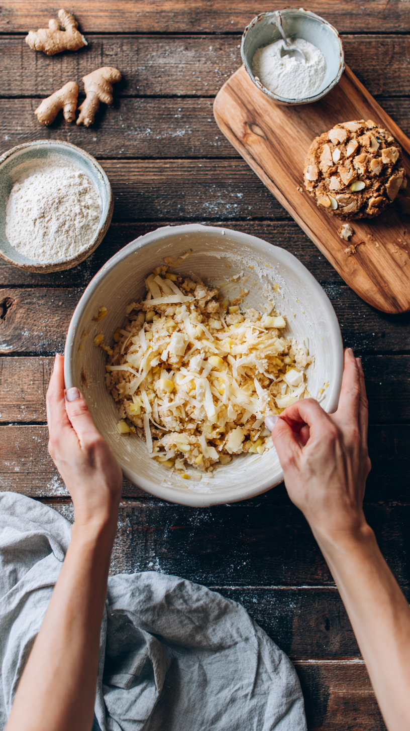 Preparing Apple Recipes with Ginger Treats for Dogs step by step cooking process