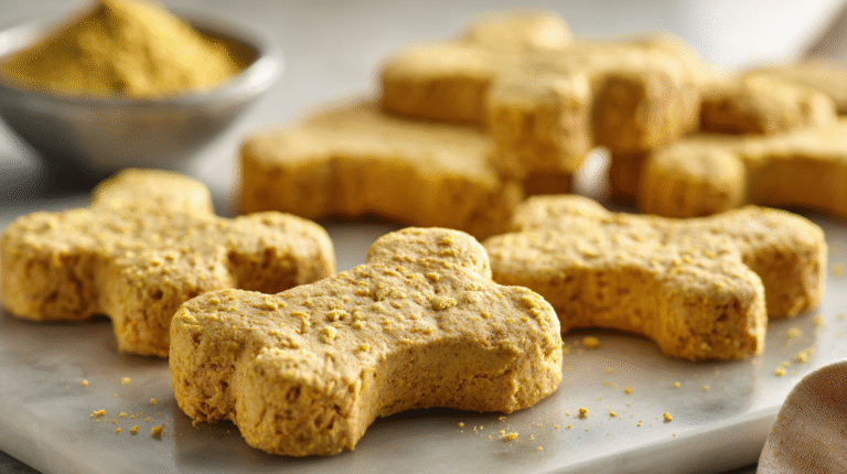 Cheesy Nutritional Yeast Cookies for dogs hero shot
