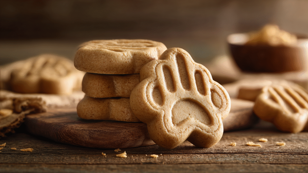Hero shot of Peanut Butter & Banana Dog Treats