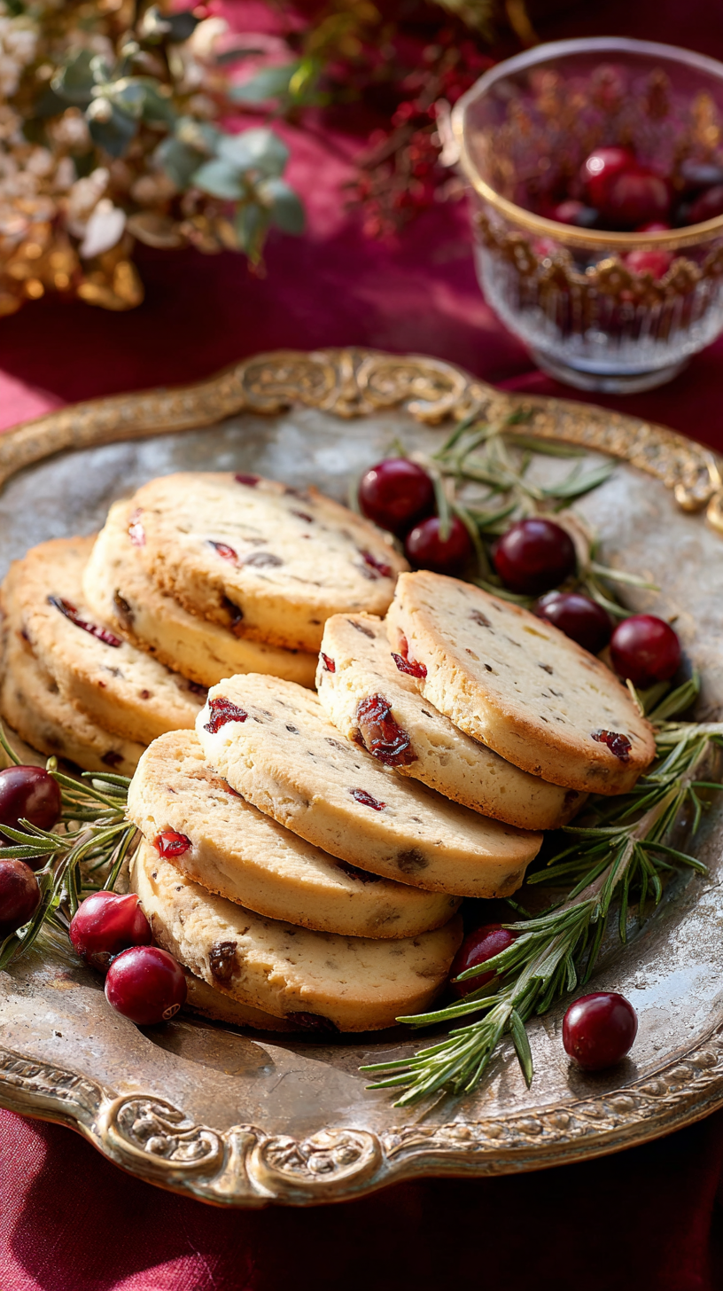 turkey & cranberry dog biscuits being served on beautiful dinnerware