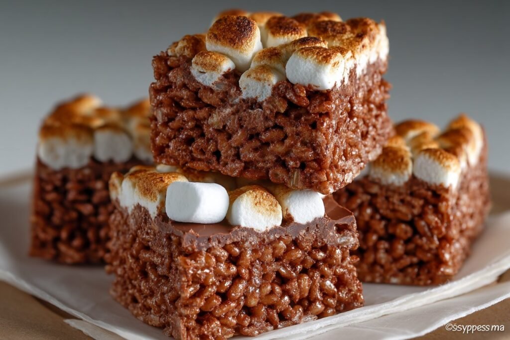 Rice Krispie Treats For Dogs (The No-Bake "Chocolate" Crunch) featured