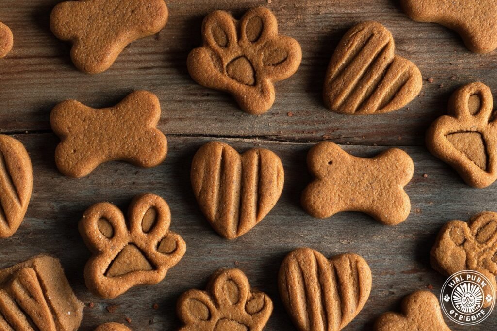 Easy Peanut Butter & Applesauce Dog Biscuits for Happy Pups! featured