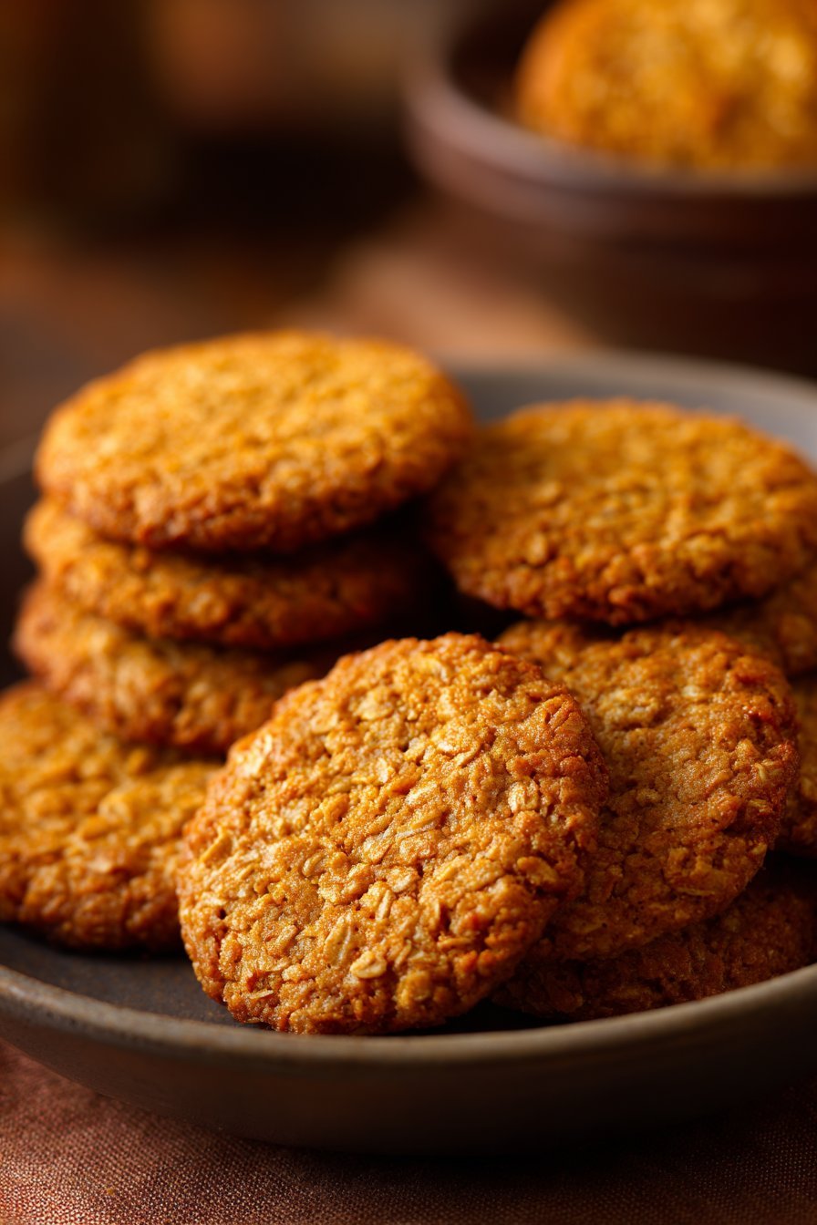 Pumpkin and Oat Cookies serving