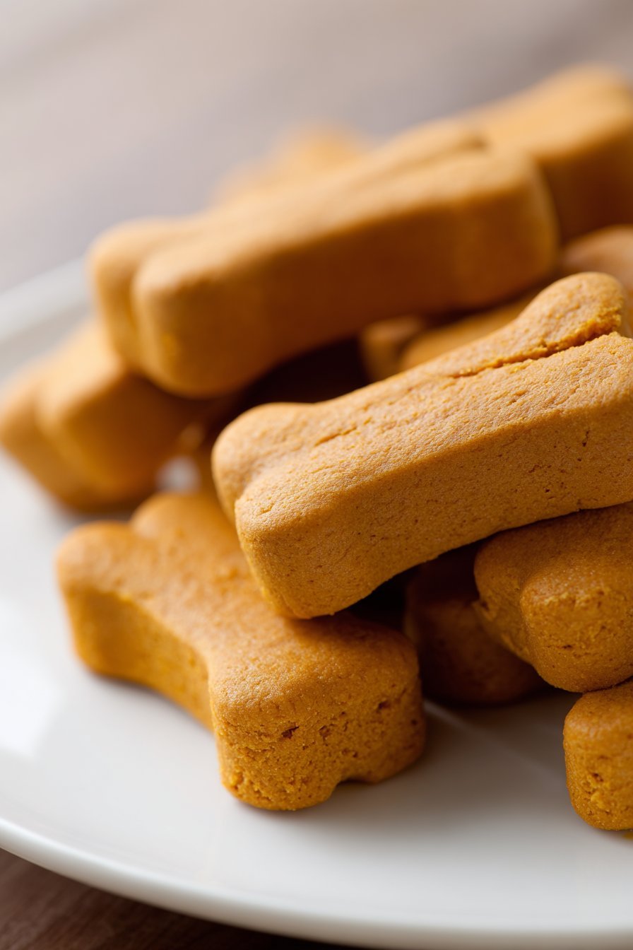 Sweet Potato Dog Biscuits serving