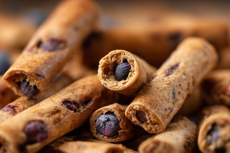 Blueberry Peanut Butter Chew Sticks for Dogs featured