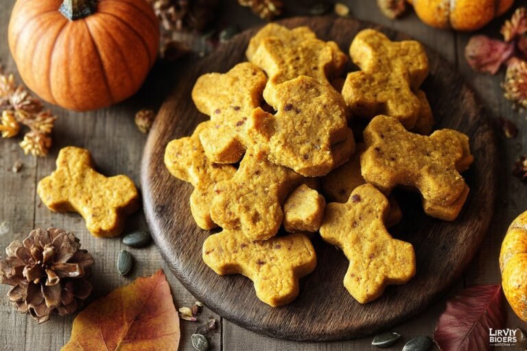 Easy 4-Ingredient Pumpkin Dog Biscuits (The "Fall Favorite" Snack) featured