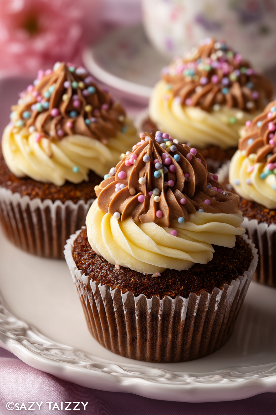 Easy Homemade Dog Birthday Cupcakes serving