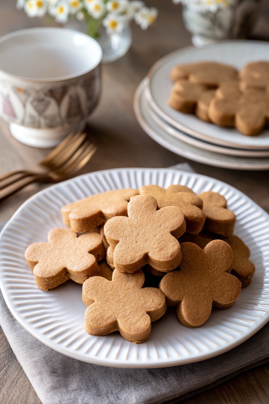 Easy Peanut Butter & Applesauce Dog Biscuits for Happy Pups! serving