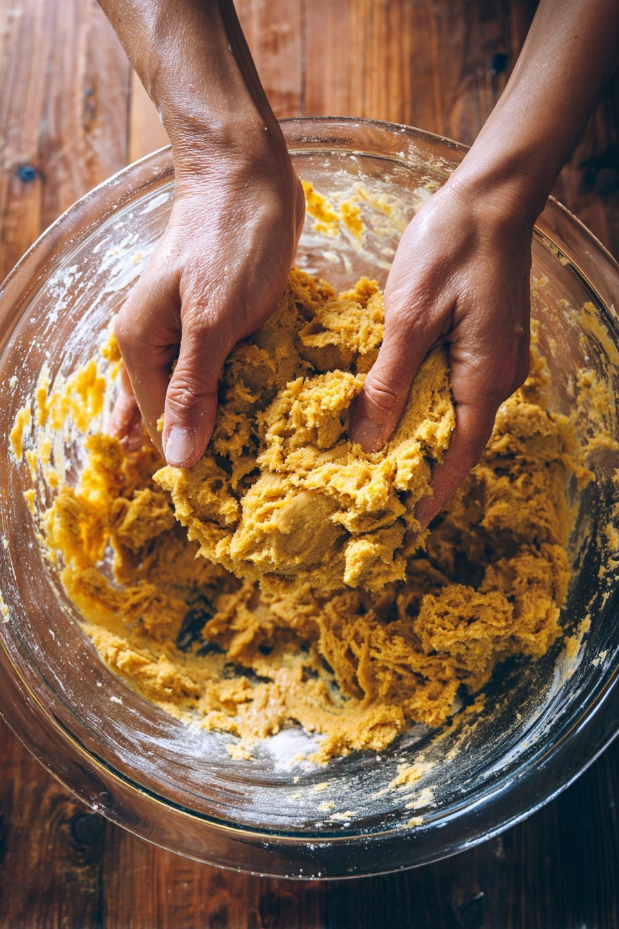 Banana Pumpkin Baked Dog Treats instructions process