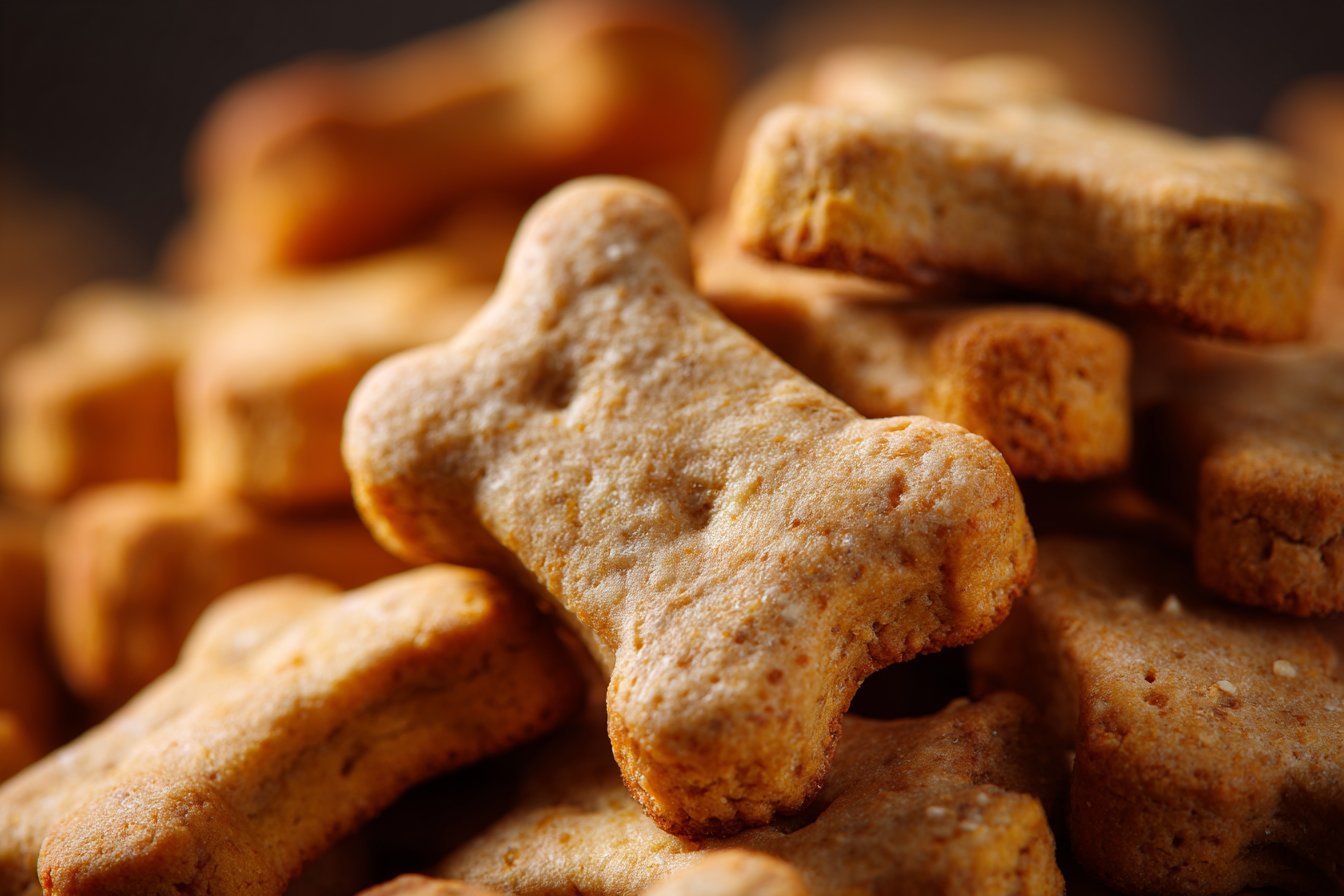 Chicken Broth Dog Biscuits recipe card