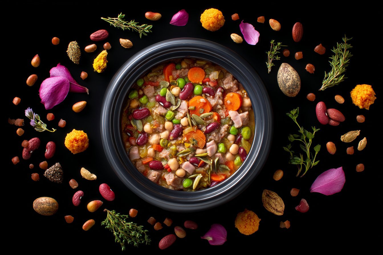 Easy Homemade Slow Cooker Dog Food Recipes recipe card