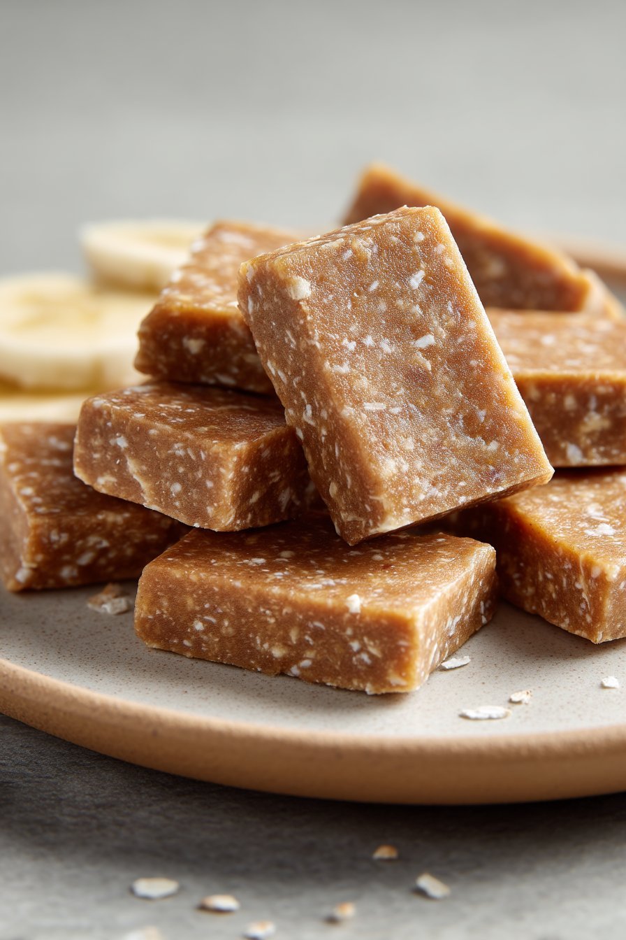 Peanut Butter & Banana Dog Treats serving