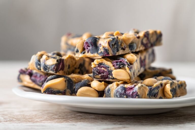 Blueberry Peanut Butter Twists for Dogs featured