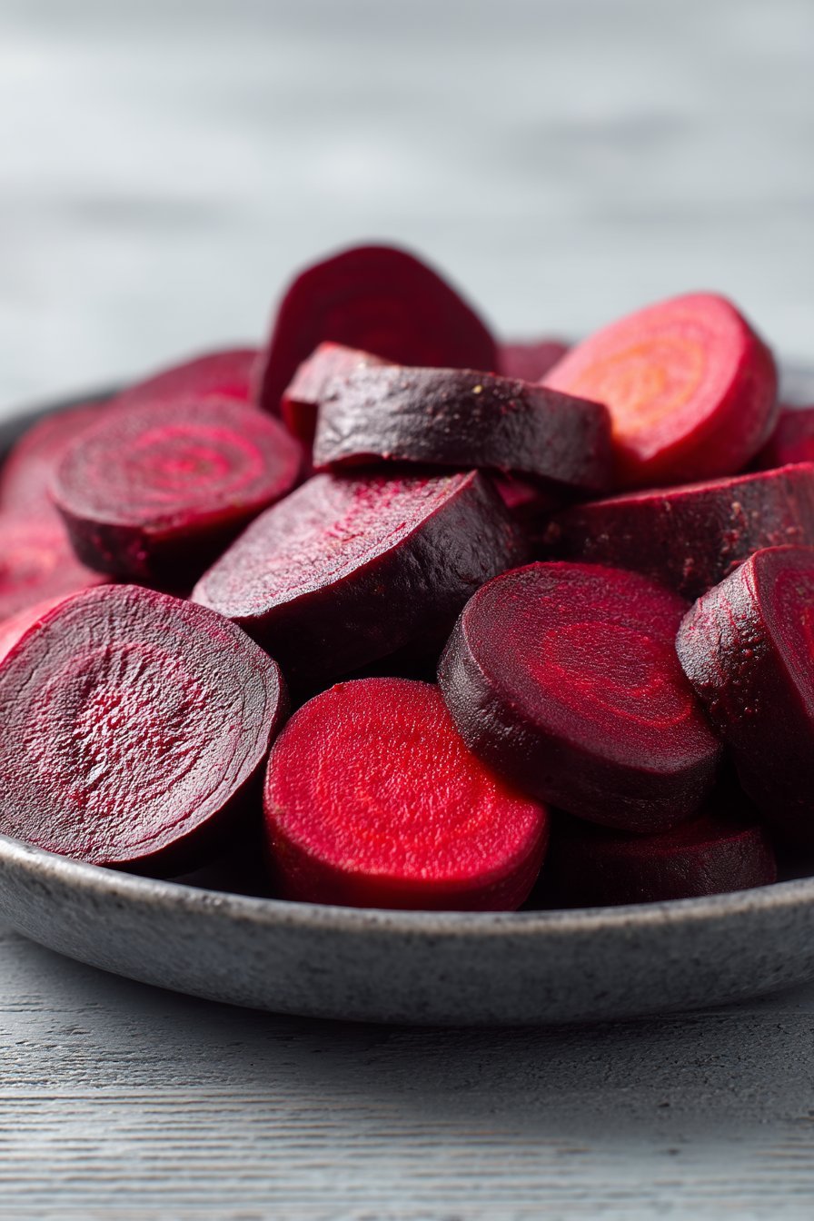 Beetroot & Carrot Dog Treats serving
