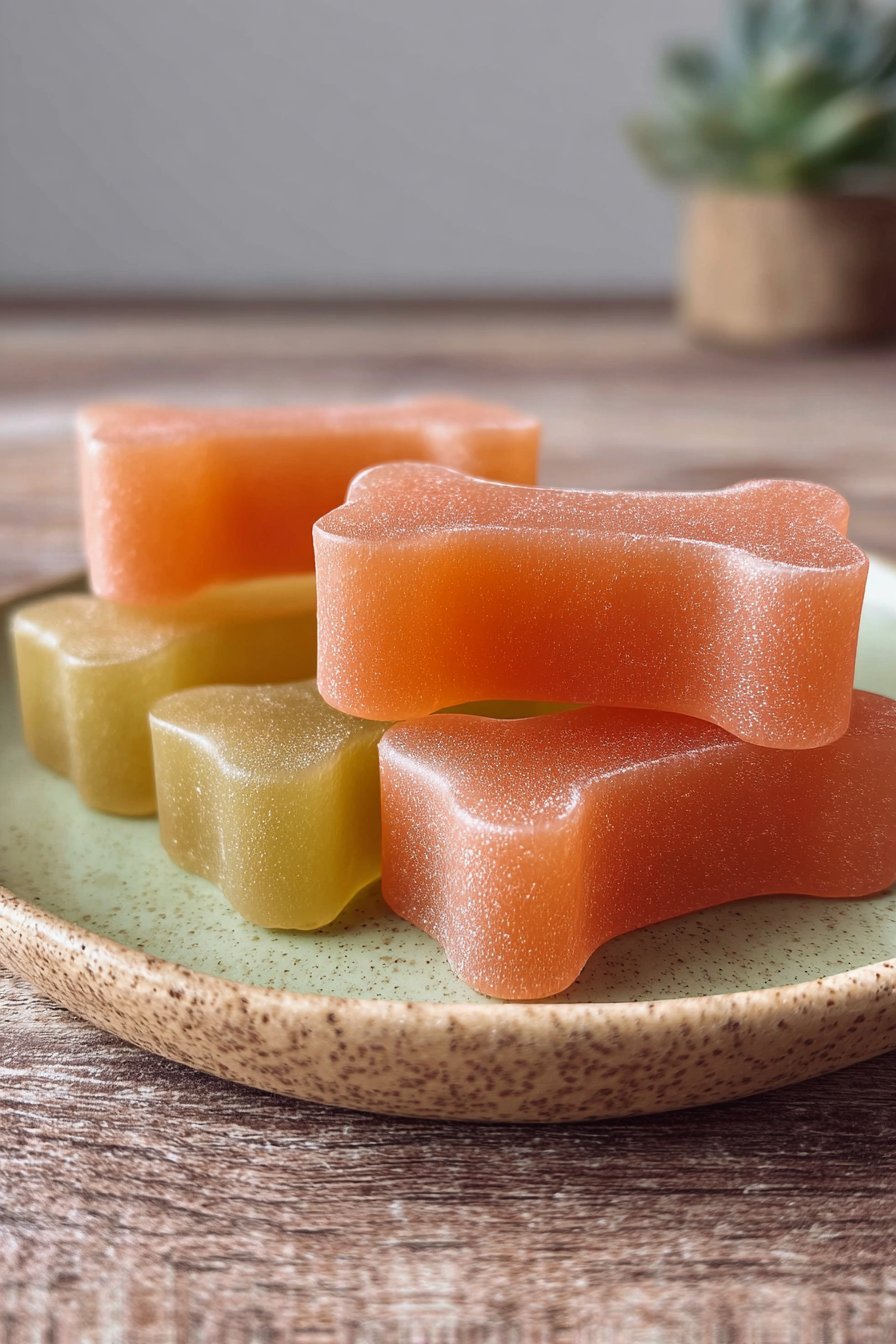 Fruit Agar-Agar Powder Bone Treats for Dogs serving