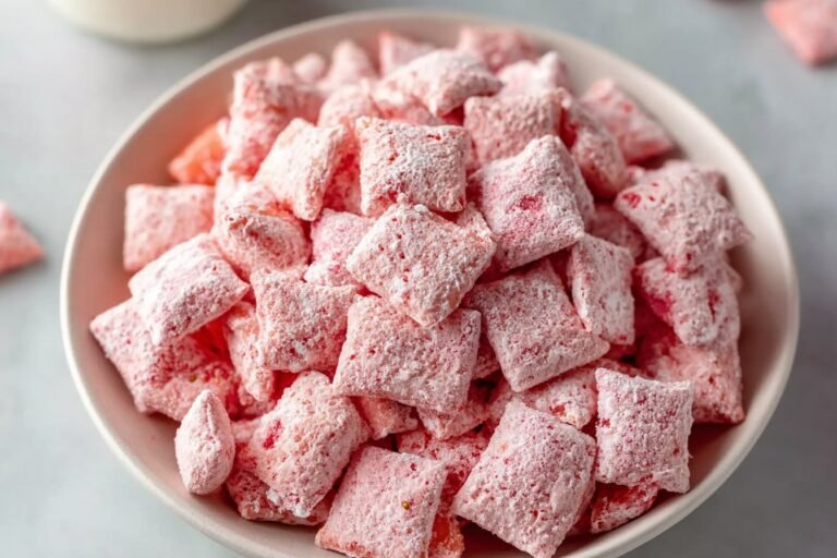 Strawberry Shortcake Puppy Chow featured