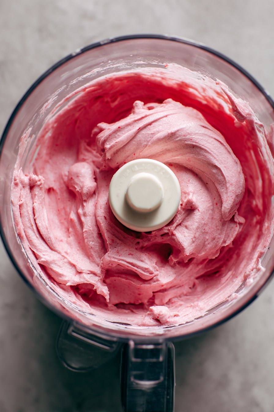 Strawberry Yogurt Dog Treats instructions process