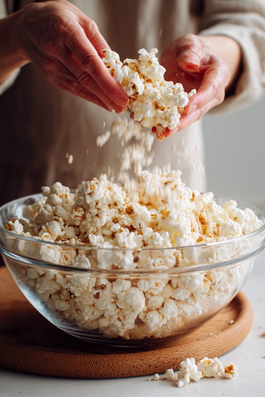 Crunchy Popcorn Treats Dogs Go Crazy For instructions process