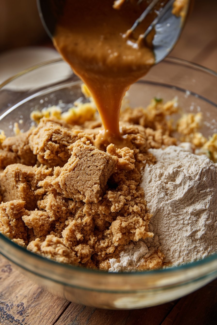 Zucchini Peanut Butter Dog Biscuits instructions process